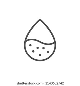 Drop line icon