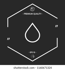 Drop line icon