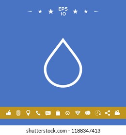 Drop line icon
