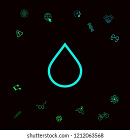 Drop line icon