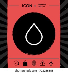 Drop line icon