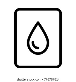 drop  Line icon