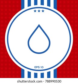 Drop line icon