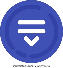 Drop Line vector Icon Design