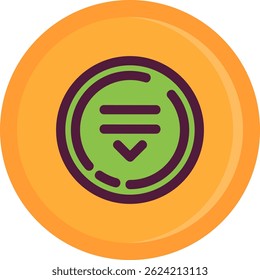 Diseño de icono de Vector de línea de caída