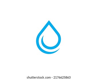 Drop Logo Concept sign icon symbol Design. Water Drop Logo. Vector illustration logo template