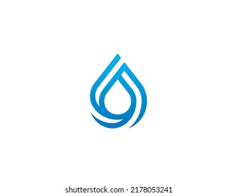 Drop Logo Concept sign icon symbol Design. Water Drop Logo Design. Vector illustration logo template