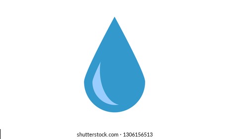 Drop logo vector design. Water icon