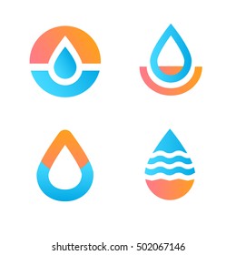 Drop Logo.Water Icon