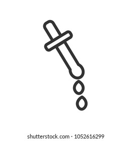 drop medicinal icon vector