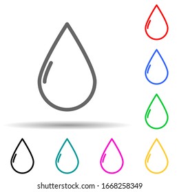 un icono de estilo multicolor. Línea delgada simple, contorno vectorial de iconos web para ui y ux, sitio web o aplicación móvil