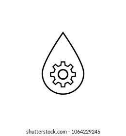 drop of nano particles icon. Element of nano technology icon. Premium quality graphic design icon. Signs and symbols collection icon for websites, web design, mobile app on white background