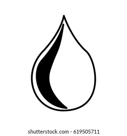 drop natural isolated icon