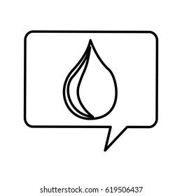 drop natural isolated icon