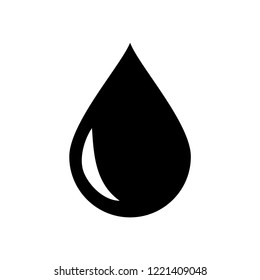 Drop of oil icon. Vector Illustration. Eps10