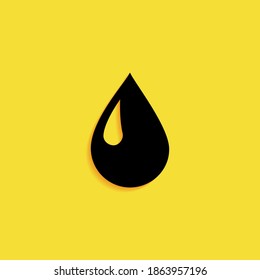 drop of oil icon. Vector illustration EPS 10.