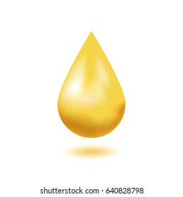 Drop of oil. Vector illustration