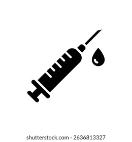 Drop on Syringe Tip for Medical Injection and Healthcare Procedures
