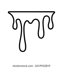 drop paint icon color editable on white background