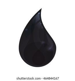 drop petroleum oil industry icon. Isolated and flat illustration. Vector graphic