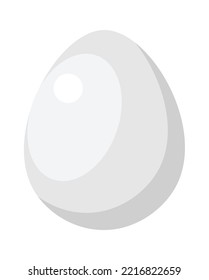 Drop shape pearl flat illustration