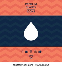Drop symbol icon