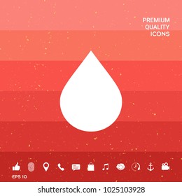 Drop symbol icon