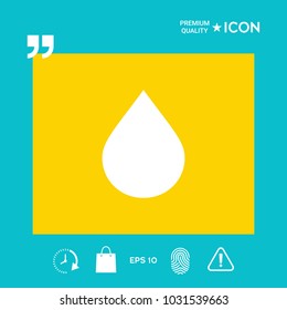 Drop symbol icon