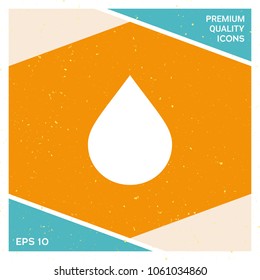 Drop symbol icon