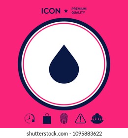 Drop symbol icon
