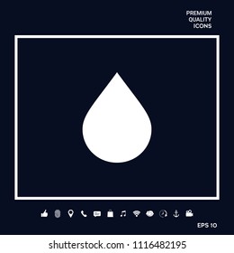 Drop symbol icon