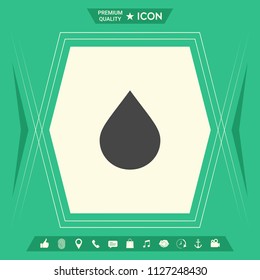 Drop symbol icon