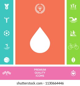 Drop symbol icon