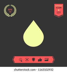 Drop symbol icon