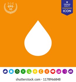 Drop symbol icon