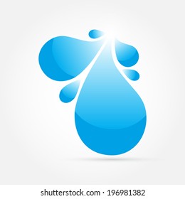 Drop tears, vector illustration