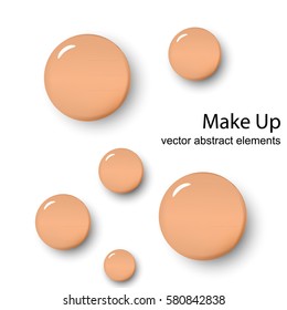 drop  tone. Makeup