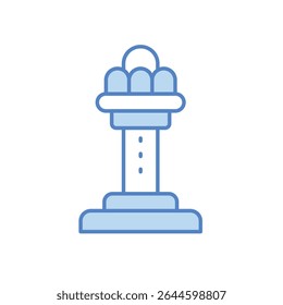 Drop Tower Icon vector stock illustration