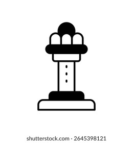 Drop Tower Icon vector stock illustration
