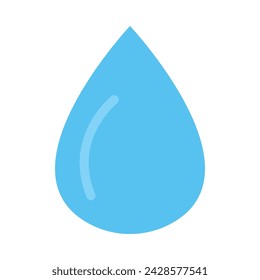Drop Vector Flat Icon Design
