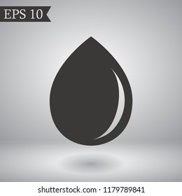 drop vector icon 10 eps