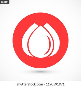 drop vector icon 10 eps