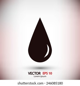 drop vector icon