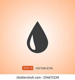 Drop vector icon