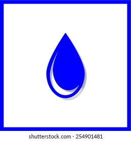 Drop vector icon
