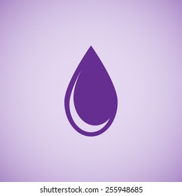Drop vector icon