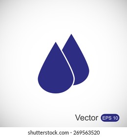 Drop vector icon