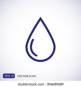 Drop vector icon