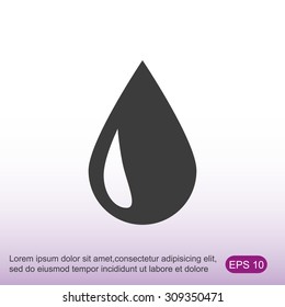Drop vector icon