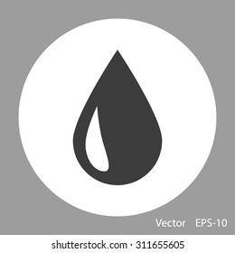 Drop vector icon
